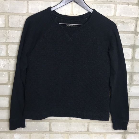 rag & bone Rein Quilted Crewneck Sweatshirt - Picture 2 of 8